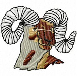 Sheep Embroidery Design 6